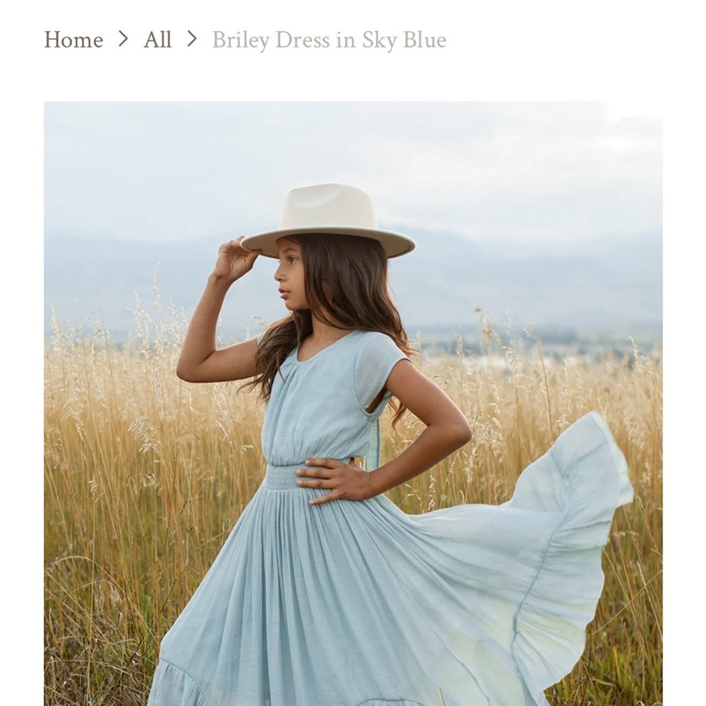 Joyfolie Briley Dress in Sky Blue